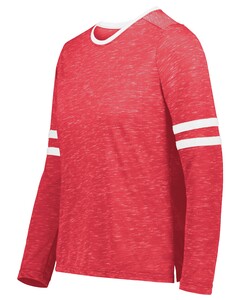 Holloway 223346 Red-Girls Monterey Long Sleeve Tee Red