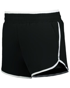 Holloway 223428 Black-GIRLS DOUBLE COURT SHORTS Black