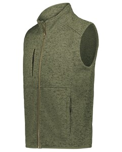 Holloway 223542 Green-Alpine Sweater Fleece Vest Green