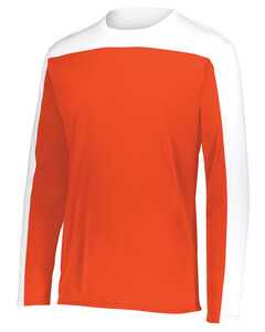 Youth Momentum Team Long Sleeve Tee Orange Holloway 223602 Orange