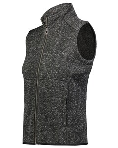 Holloway 223742 Black-Women's Alpine Sweater Fleece Vest Black