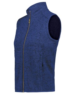 Holloway 223742 Navy-Women's Alpine Sweater Fleece Vest Navy