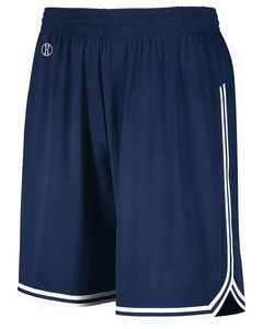 Youth Retro Basketball Shorts Navy Holloway 224277 Navy