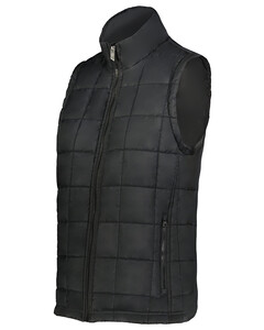 Holloway 226620 Black-Ladies Cold Secure Puffer Vest Black