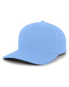 Cotton-Poly Hook-And-Loop Adjustable Cap Blue Pacific Headwear 302C Blue