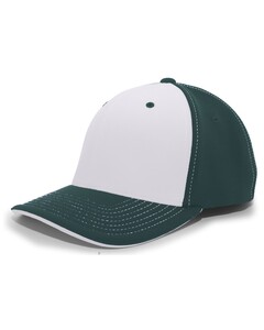 M2 Performance Contrast PacFlex Hat Gray Pacific Headwear 398F Gray
