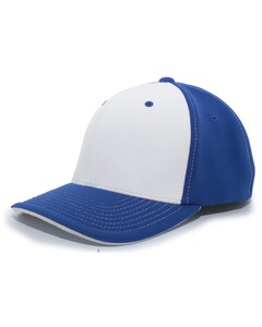 M2 Performance Contrast Flexfit Hat White Pacific Headwear 398F White