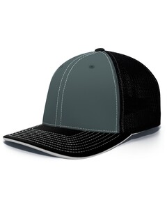 Pacific Headwear 404F Gray-Trucker Flexfit&reg; Hat Gray