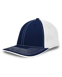 Pacific Headwear 404F Navy-Trucker Flexfit&reg; Hat Navy