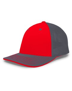 Trucker Flexfit® Hat Red Pacific Headwear 404F Red