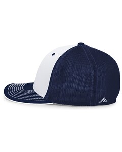 Pacific Headwear 404F White-Trucker Flexfit&reg; Hat White