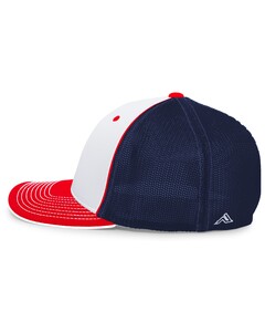 Pacific Headwear 404F White-Trucker Flexfit&reg; Hat White