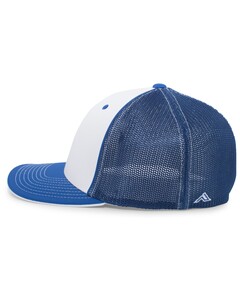 Pacific Headwear 404F White-Trucker Flexfit&reg; Hat White