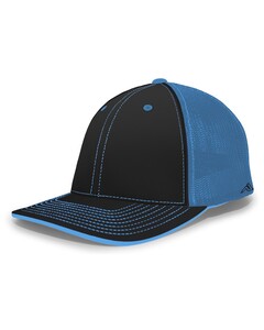 Pacific Headwear 404M Black-PacFlex Trucker Hat Black