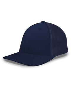 Pacific Headwear 404M Navy-PacFlex Trucker Hat Navy