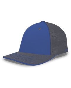 Pacific Headwear 404M Blue-PacFlex Trucker Hat Blue