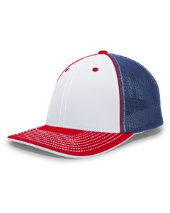 Flexfit Trucker Hat White Pacific Headwear 404M White