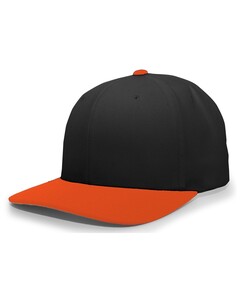 Pacific Headwear 705W Black-Pro-Wool Hook-And-Loop Adjustable Cap Black