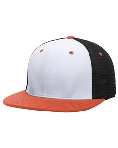 Pacific Headwear ES341 White-Premium M2 Performance Trucker Flexfit&reg; Hat White