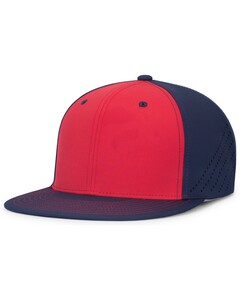 Premium Lightweight Perforated PacFlex Coolcore® Cap Red Pacific Headwear ES471 Red