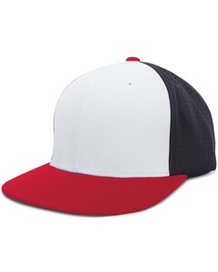 Pacific Headwear ES474 White-Perforated F3 Performance Flexfit&reg; Cap White