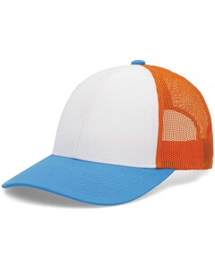 Low-Pro Trucker Hat Orange Pacific Headwear P114 Orange