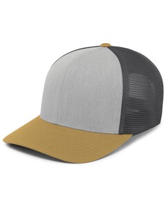 Trucker PacFlex Snapback Cap Heather Pacific Headwear P151 Heather