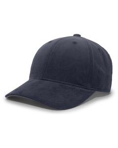 Pacific Headwear P206 Navy-Hybrid Corduroy Dad Cap Navy