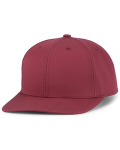 Pacific Headwear P322 Red-POLY/COTTON SNAPBACK CAP Red
