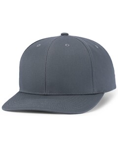 Pacific Headwear P322 Gray-POLY/COTTON SNAPBACK CAP Gray