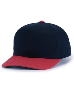 Pacific Headwear P322 Navy-POLY/COTTON SNAPBACK CAP Navy
