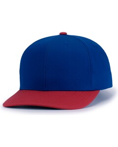 Pacific Headwear P322 Blue-POLY/COTTON SNAPBACK CAP Blue