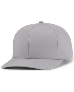Pacific Headwear P322 Gray-POLY/COTTON SNAPBACK CAP Gray