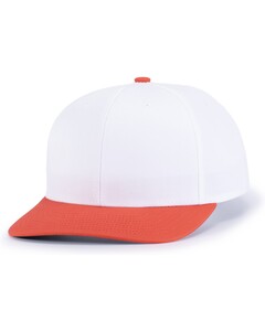 Pacific Headwear P322 White-POLY/COTTON SNAPBACK CAP White
