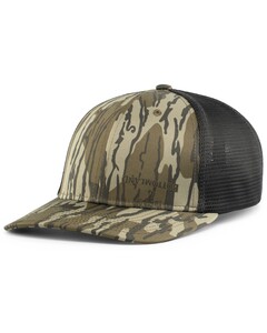 Pacific Headwear P691 Camo-Mossy Oak&reg; Low-Profile Trucker PacFlex Cap Camo