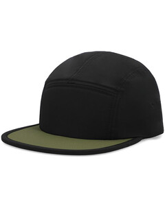 Pacific Headwear P781 Black-Packable Camper Cap Black