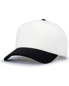 Pacific Headwear P814 Navy-Heritage 5-Panel Snapback Navy