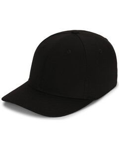 Pacific Headwear P821 Black-PRO-WOOL PACFLEX CAP Black