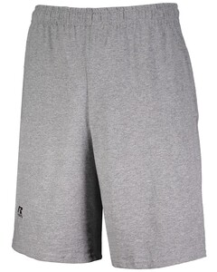 Basic Cotton Athletic Shorts With Pockets Gray Russell Athletic 25843M Gray