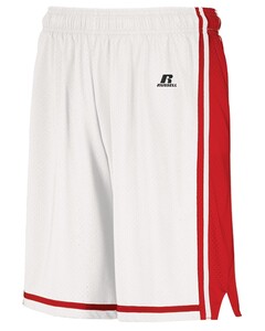 Youth Legacy Mesh Basketball Shorts White Russell Athletic 4B2VTB White