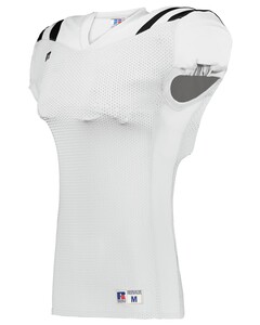 Youth Canton Football Jersey White Russell Athletic R0100W White