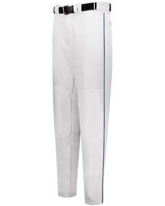 Russell Athletic R11LGM White-Piped Diamond Series Baseball Pant 2.0 White