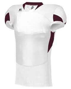 Russell Athletic S81XCM White-Waist Length Football Jersey White