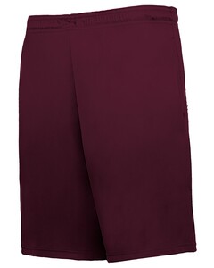 Russell Athletic TS8X2M Maroon-Dri-Power Essential 7" Shorts With Pockets Maroon