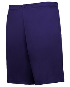 Russell Athletic TS8X2M Purple-Dri-Power Essential 7" Shorts With Pockets Purple