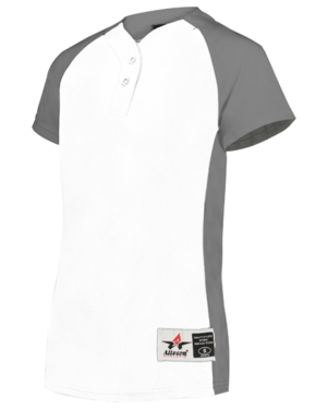 Girls Two Button Fastpitch Jersey
