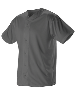 Youth Faux Front Mesh Baseball Jersey
