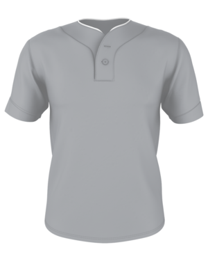 Youth Two Button Mesh Baseball Jersey With Piping