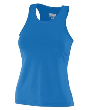Girls' Poly/Spandex Solid Racerback Tank