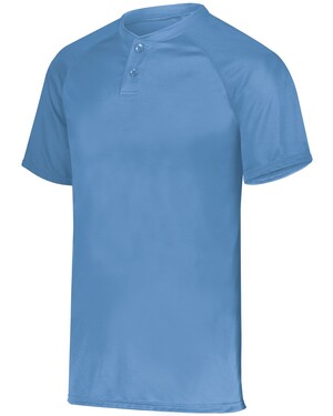 Augusta Sportswear 580 - Two Button Baseball Jersey - Teal - XL